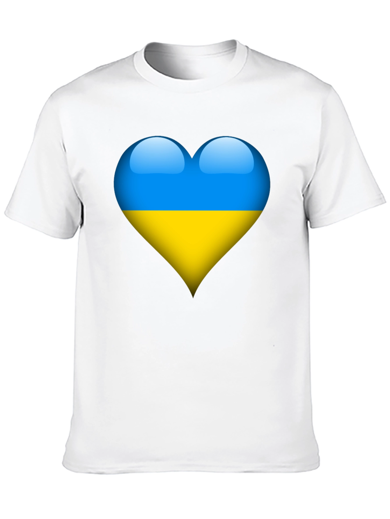 Ukraine Heart Flag T-Shirt