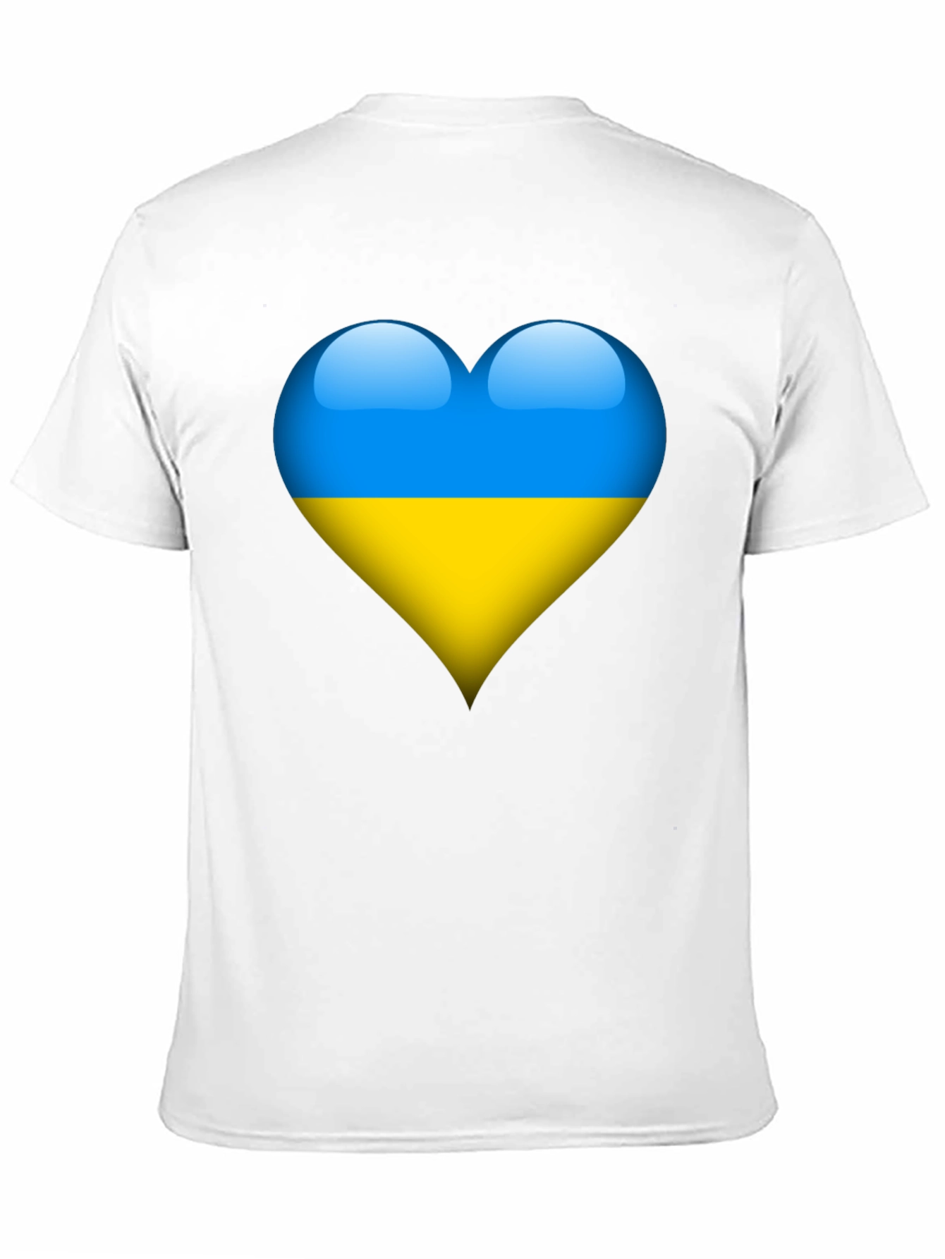 Ukraine Heart Flag T-Shirt