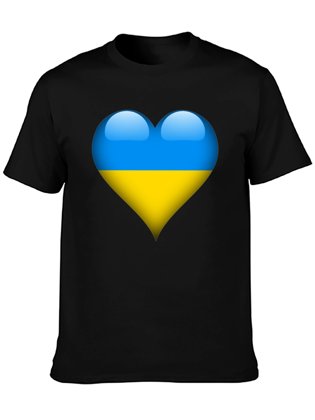 Ukraine Heart Flag T-Shirt
