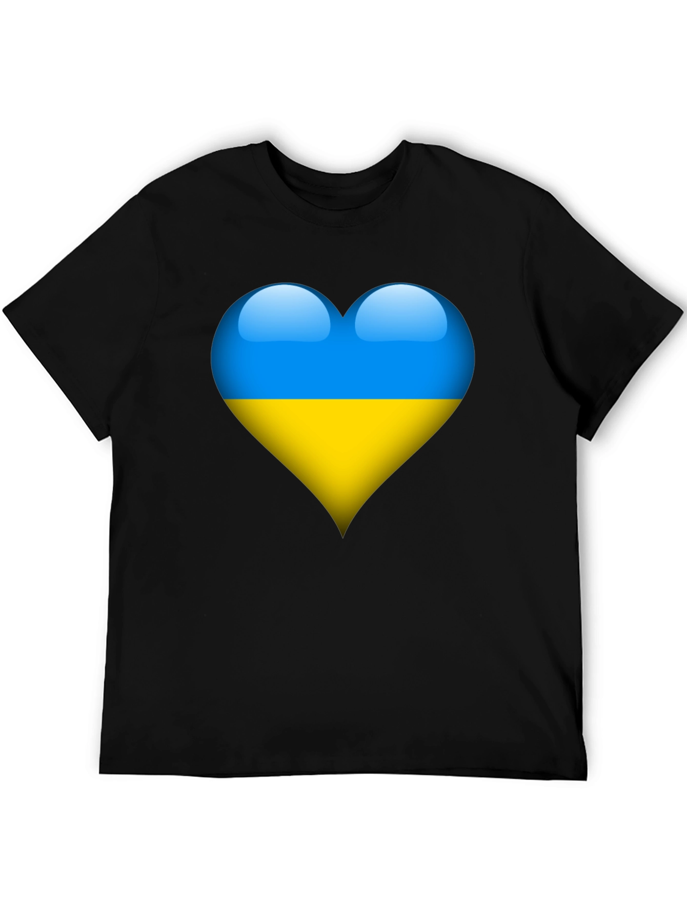 Ukraine Heart Flag T-Shirt