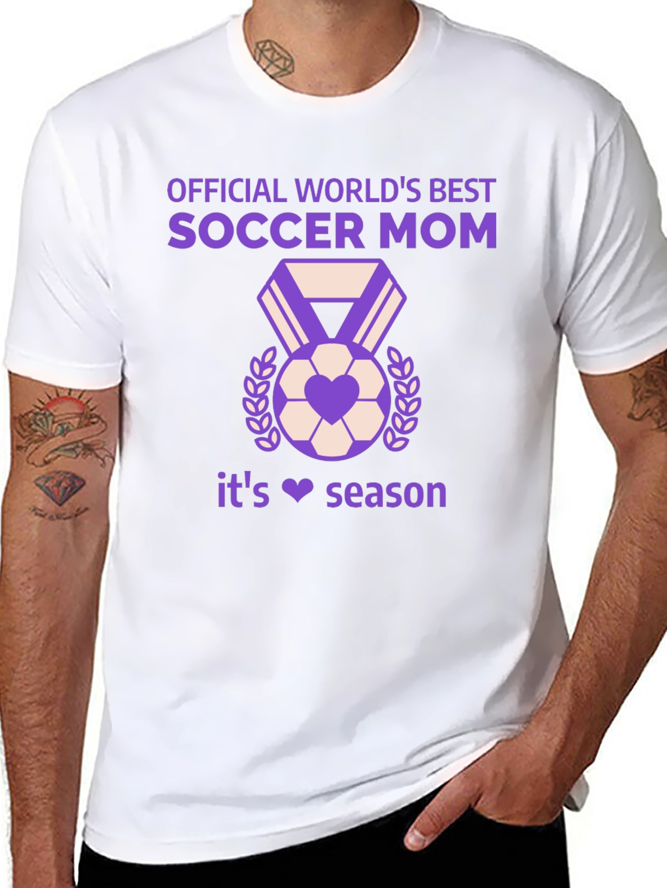 Official Worlds Best Soccer Mom T-Shirt