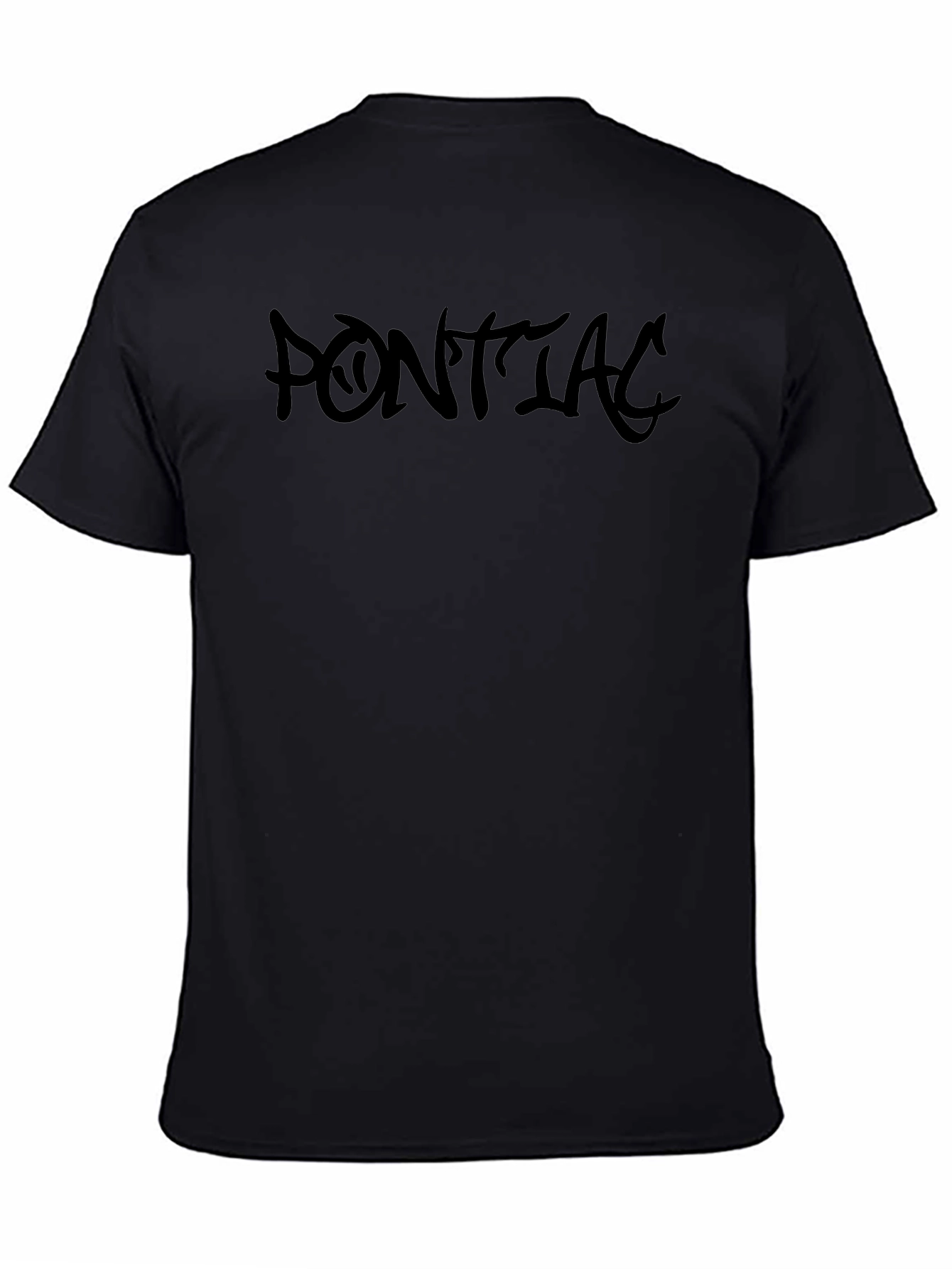 Pontiac Graphic T-Shirt - Black Casual