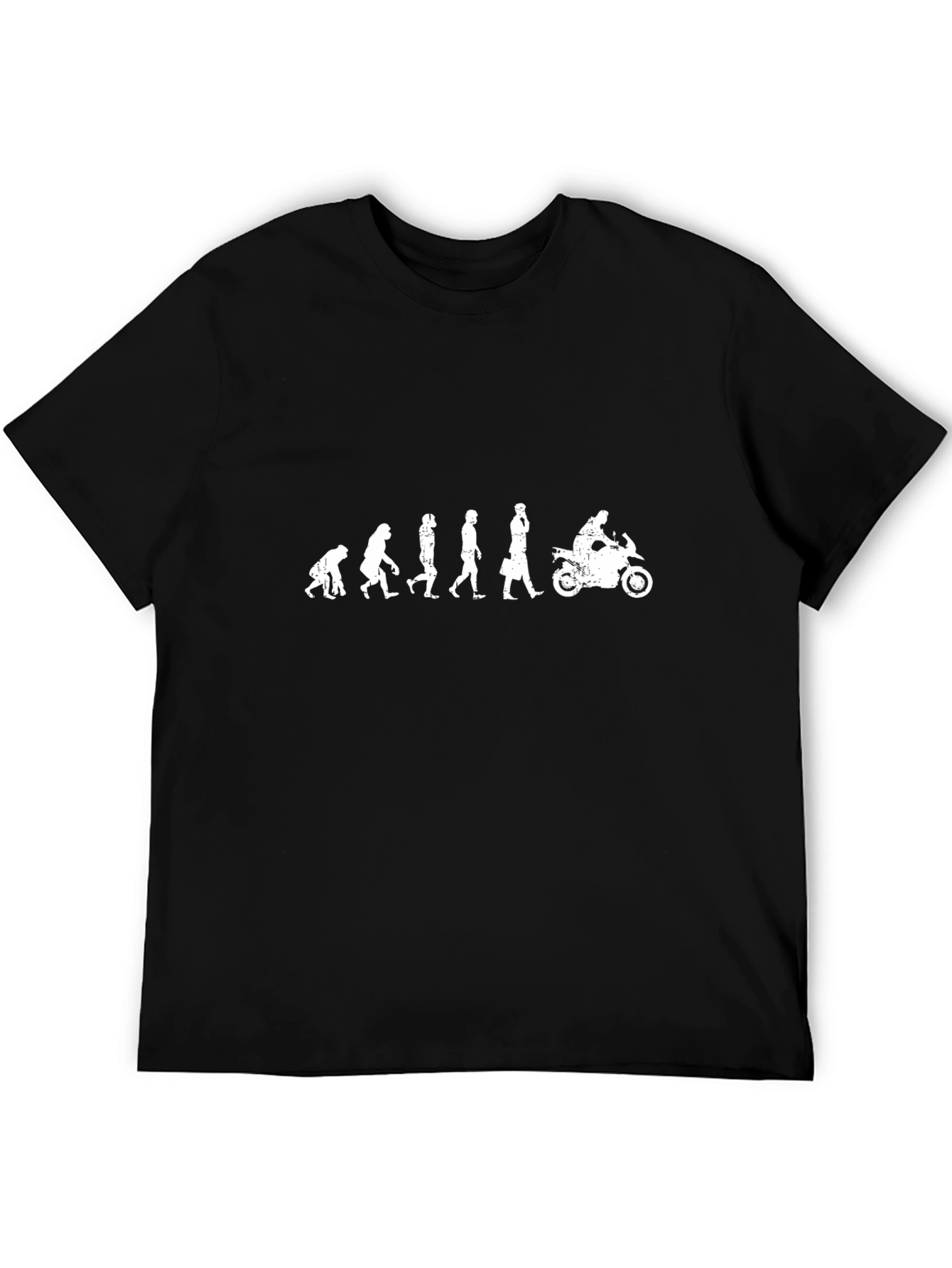 Evolution Motorcycle T-Shirt: Humorous Biker Tee