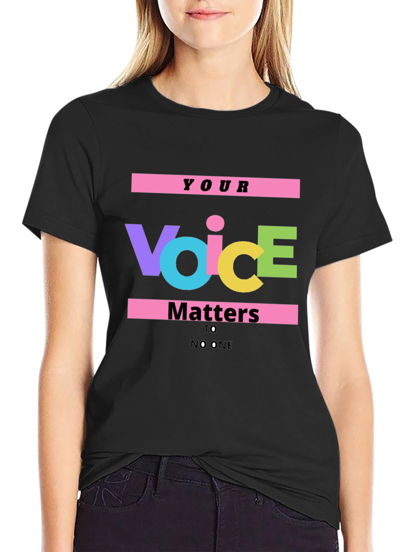 Your Voice Matters T-Shirt - Bold Graphic Tee