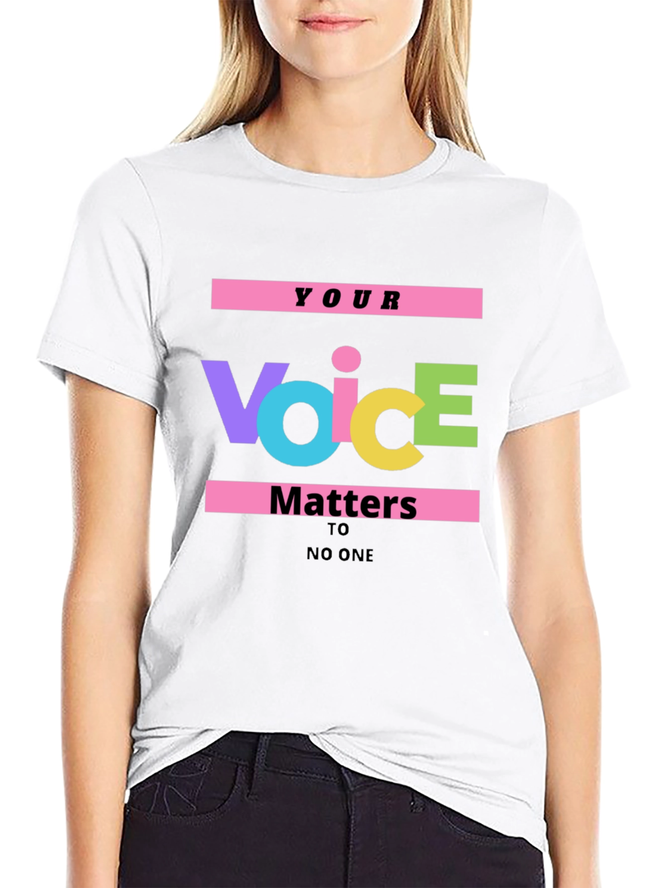 Your Voice Matters T-Shirt - Bold Graphic Tee