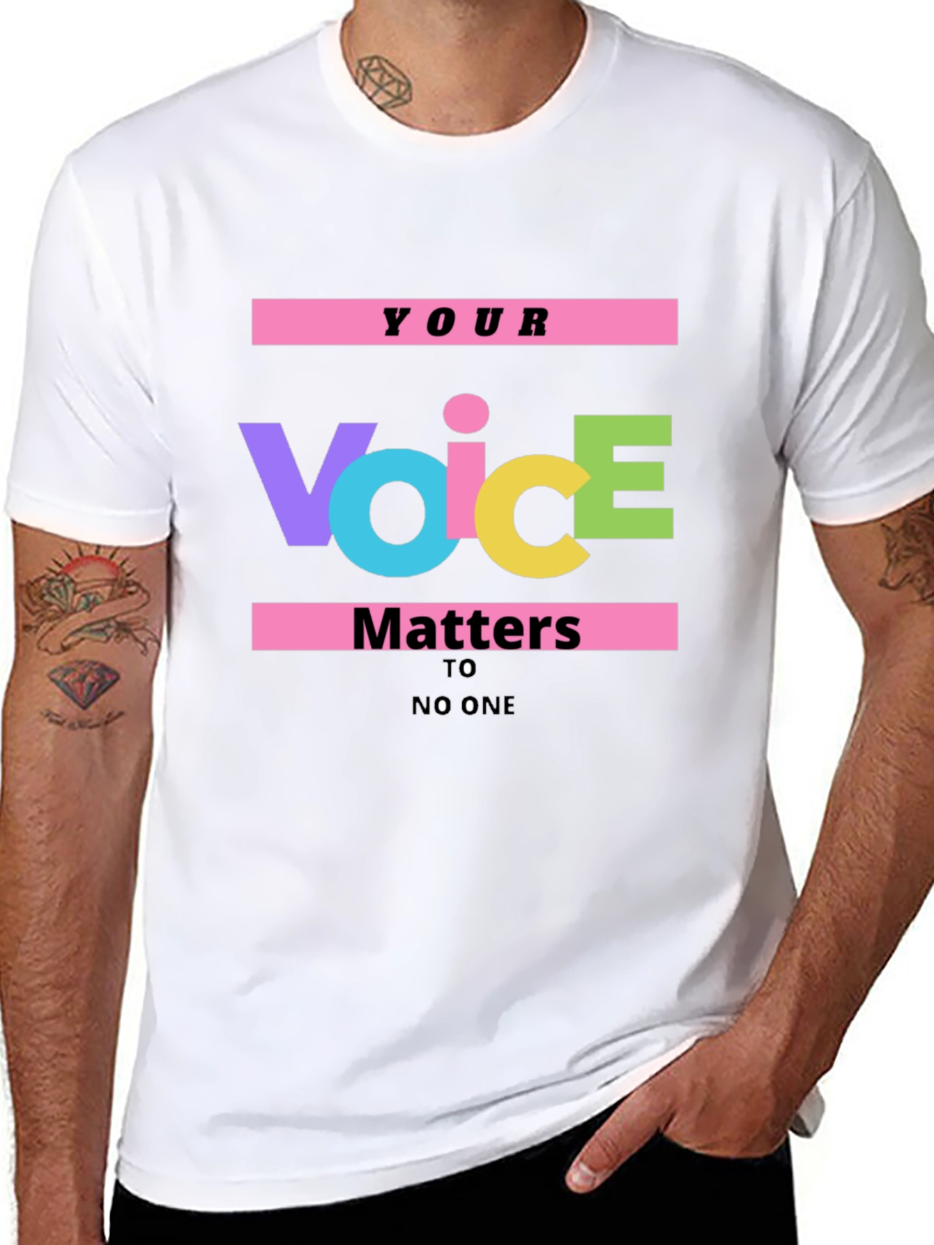 Your Voice Matters T-Shirt - Bold Graphic Tee