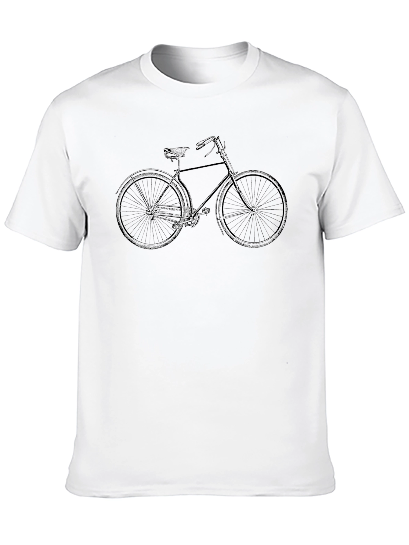 Classic Bicycle Graphic Black T-Shirt