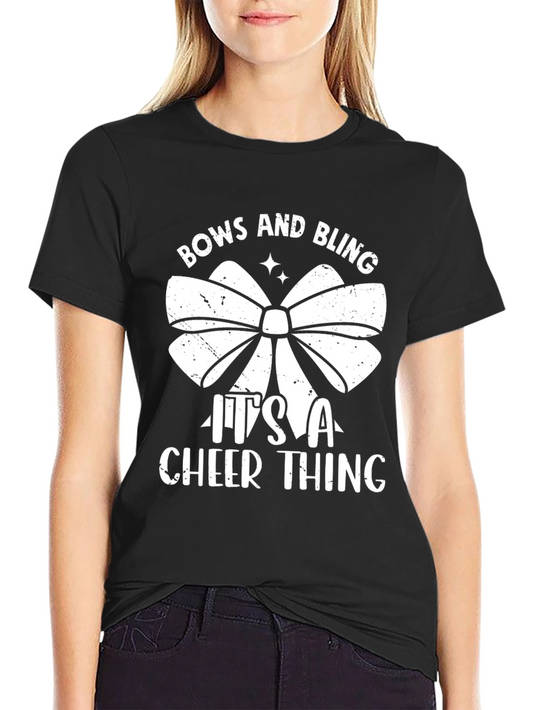 Bows and Bling Cheer T-Shirt