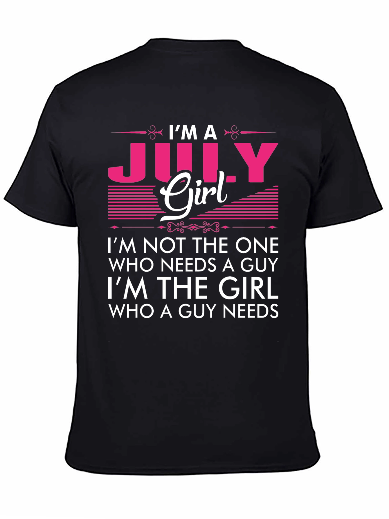 Im A July Girl T-Shirt - Birthday Gift