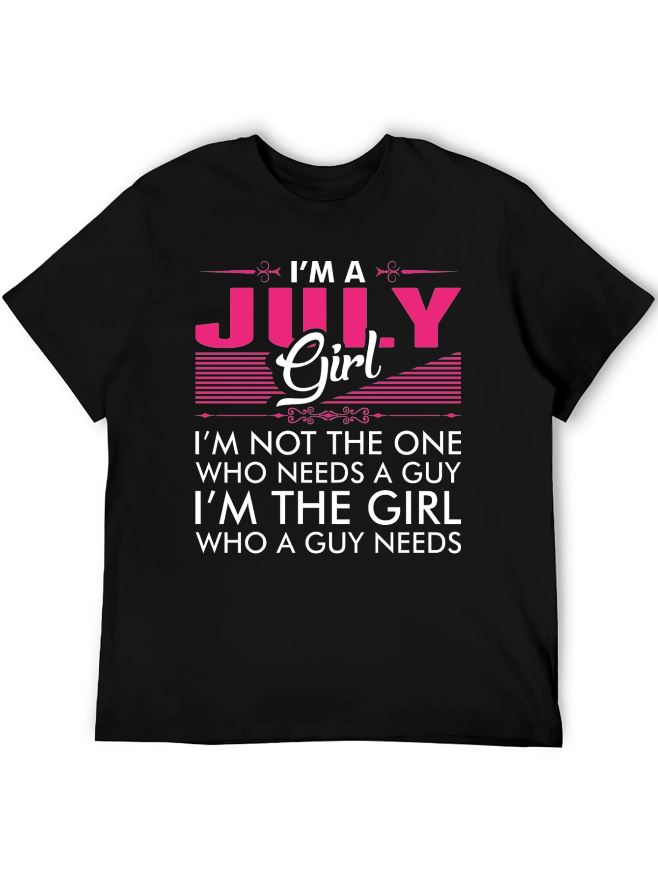 Im A July Girl T-Shirt - Birthday Gift