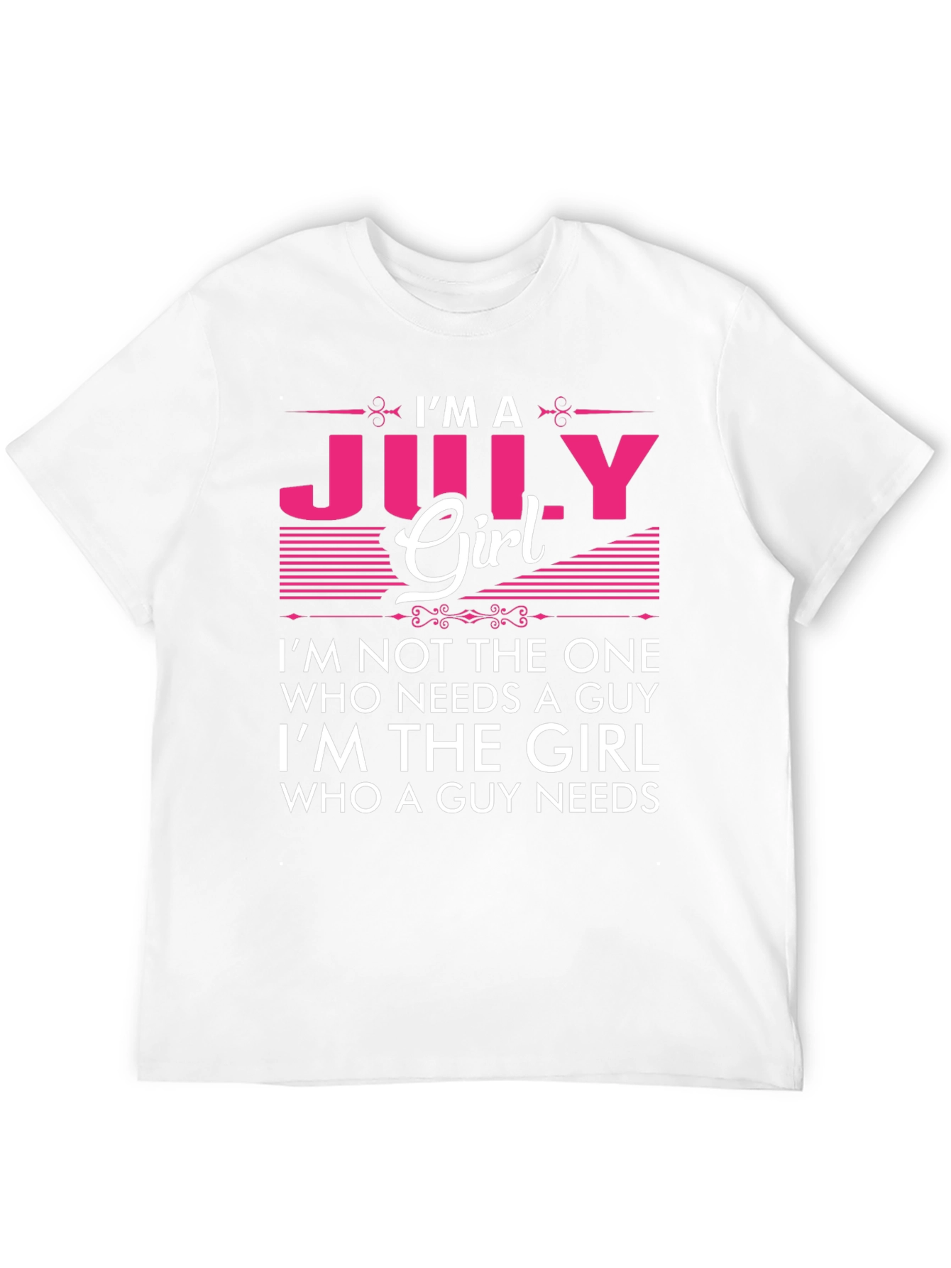 Im A July Girl T-Shirt - Birthday Gift