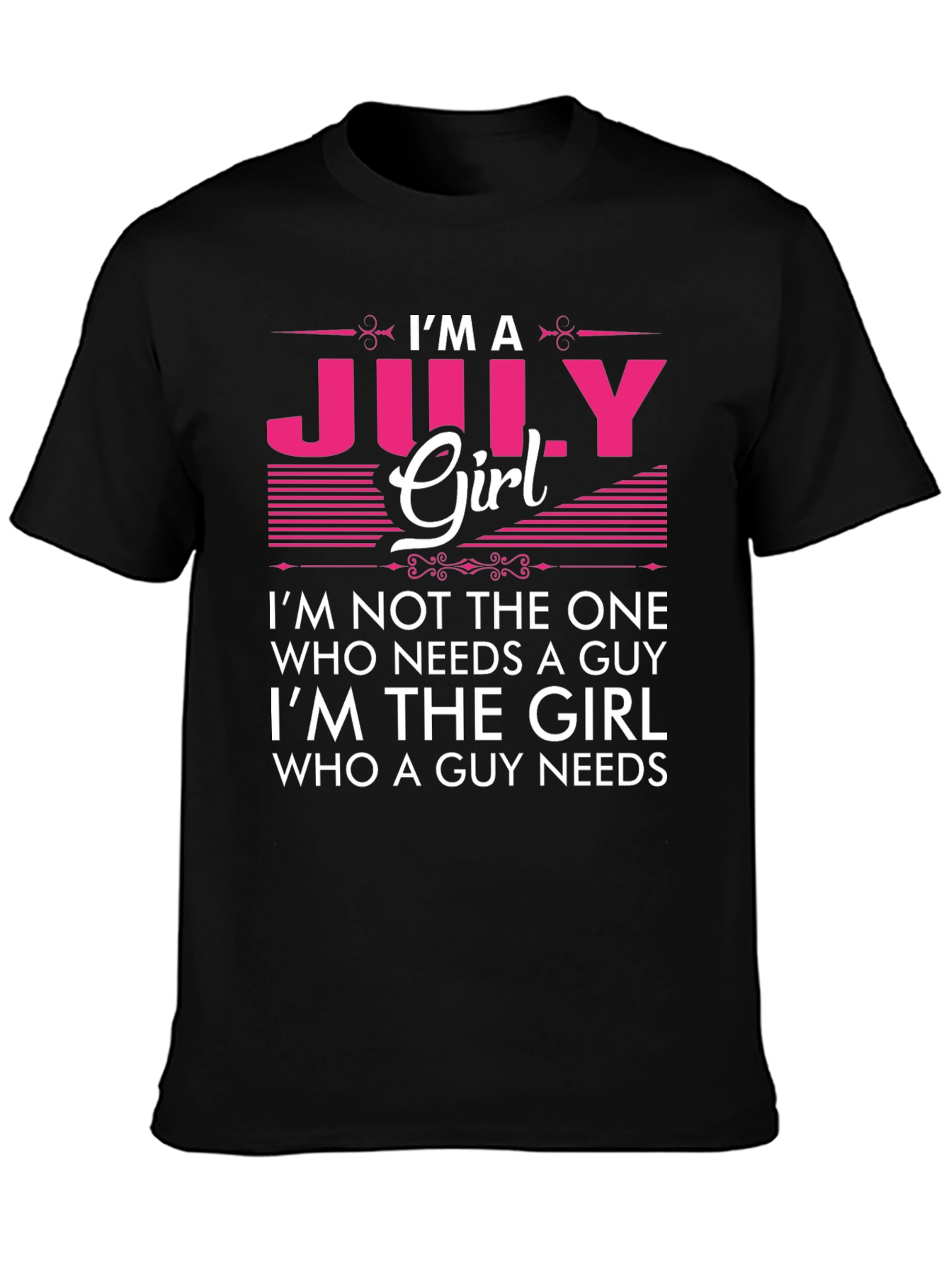 Im A July Girl T-Shirt - Birthday Gift