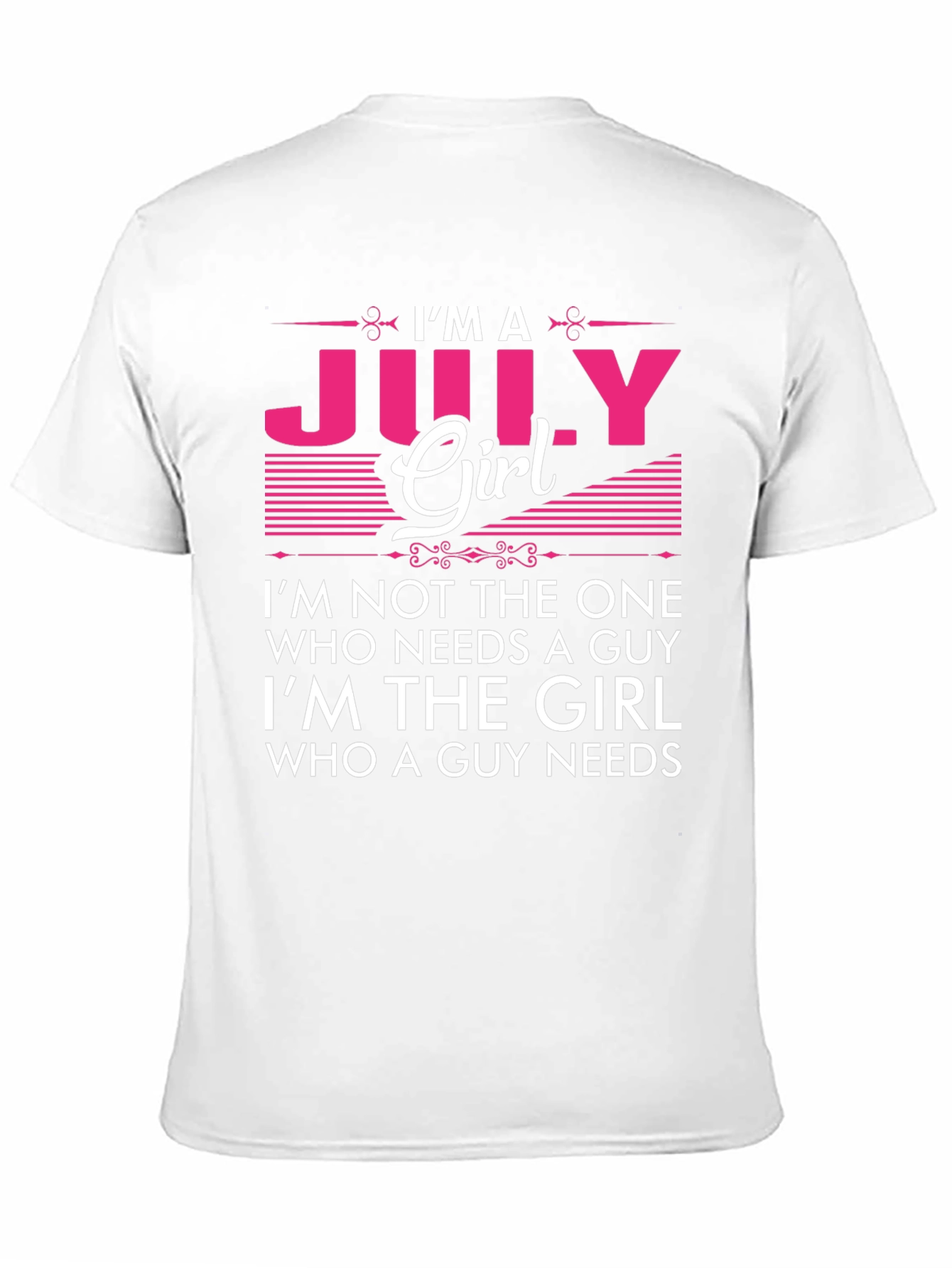 Im A July Girl T-Shirt - Birthday Gift