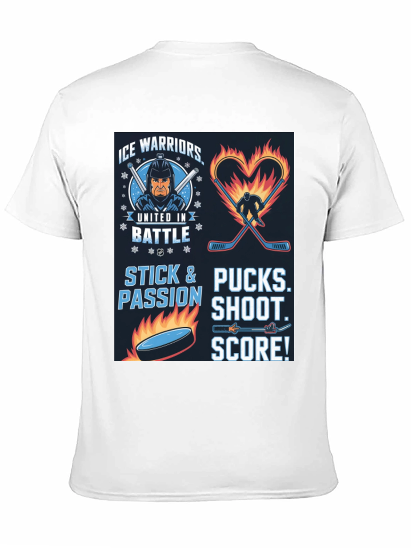 Ice Warriors Hockey Graphic Tee