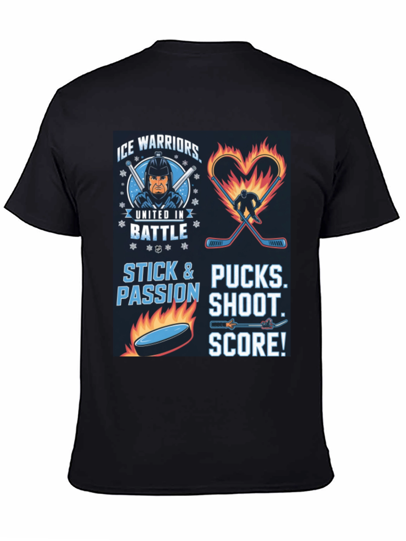 Ice Warriors Hockey Graphic Tee