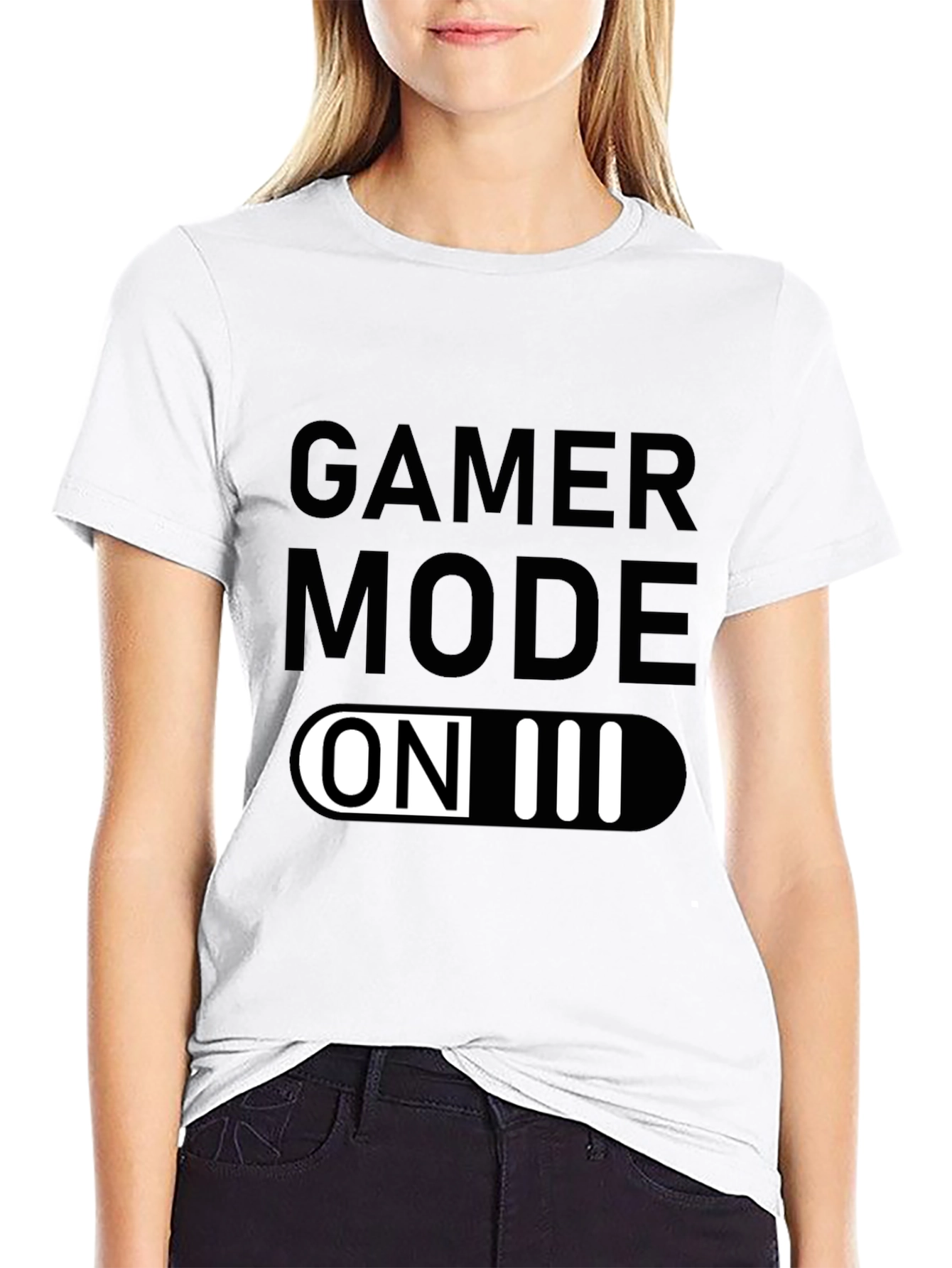 Gamer Mode On Black T-Shirt
