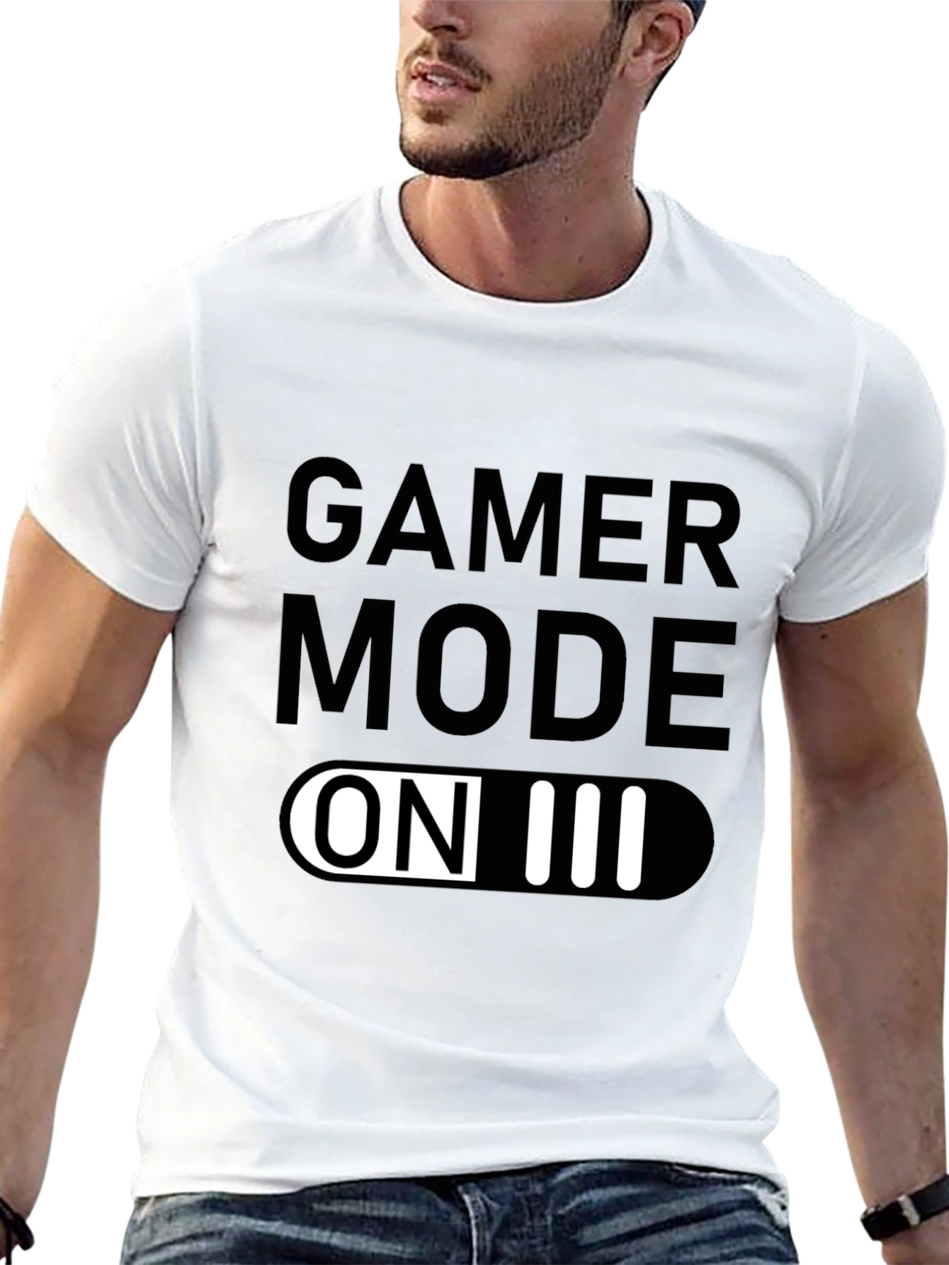Gamer Mode On Black T-Shirt
