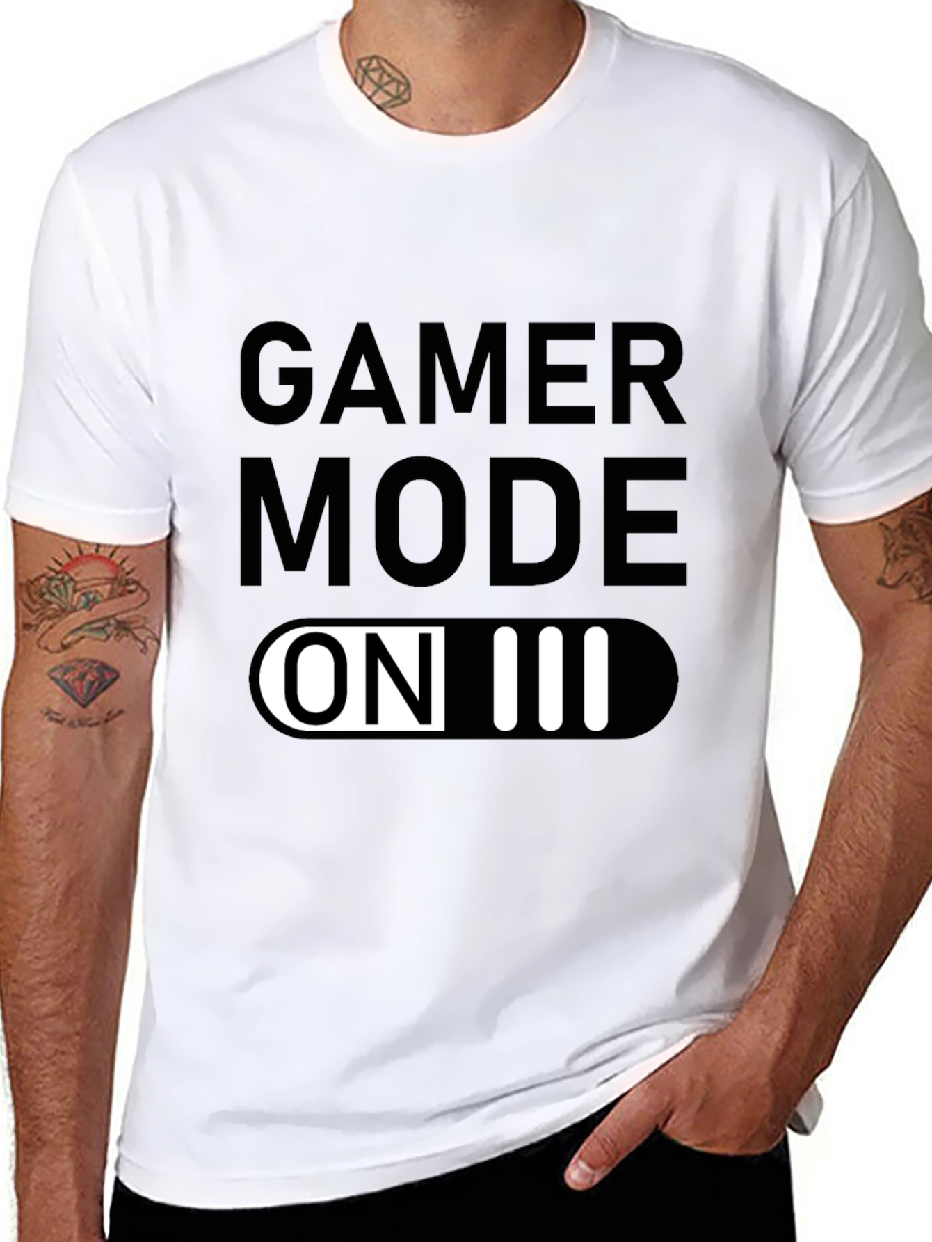 Gamer Mode On Black T-Shirt