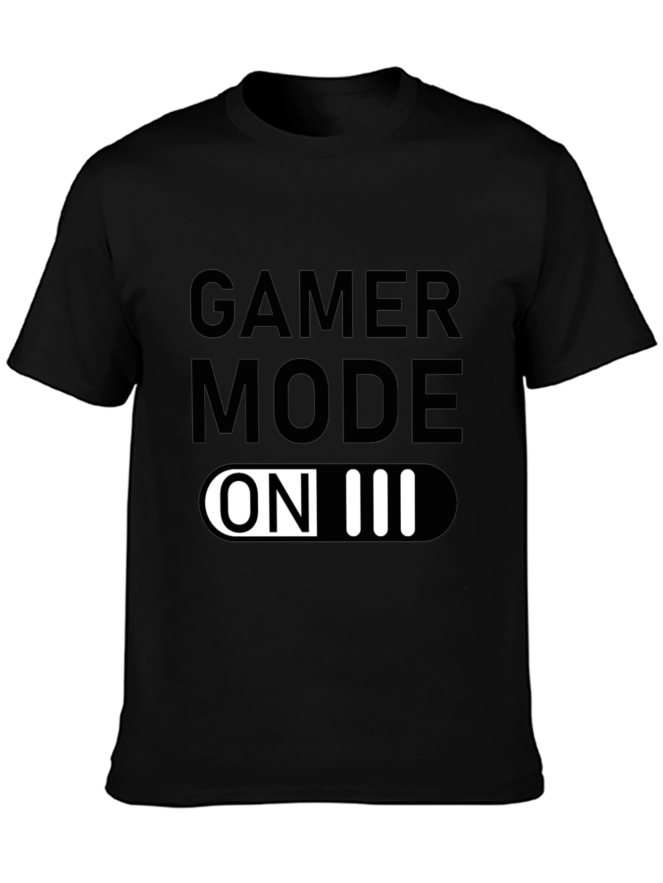 Gamer Mode On Black T-Shirt