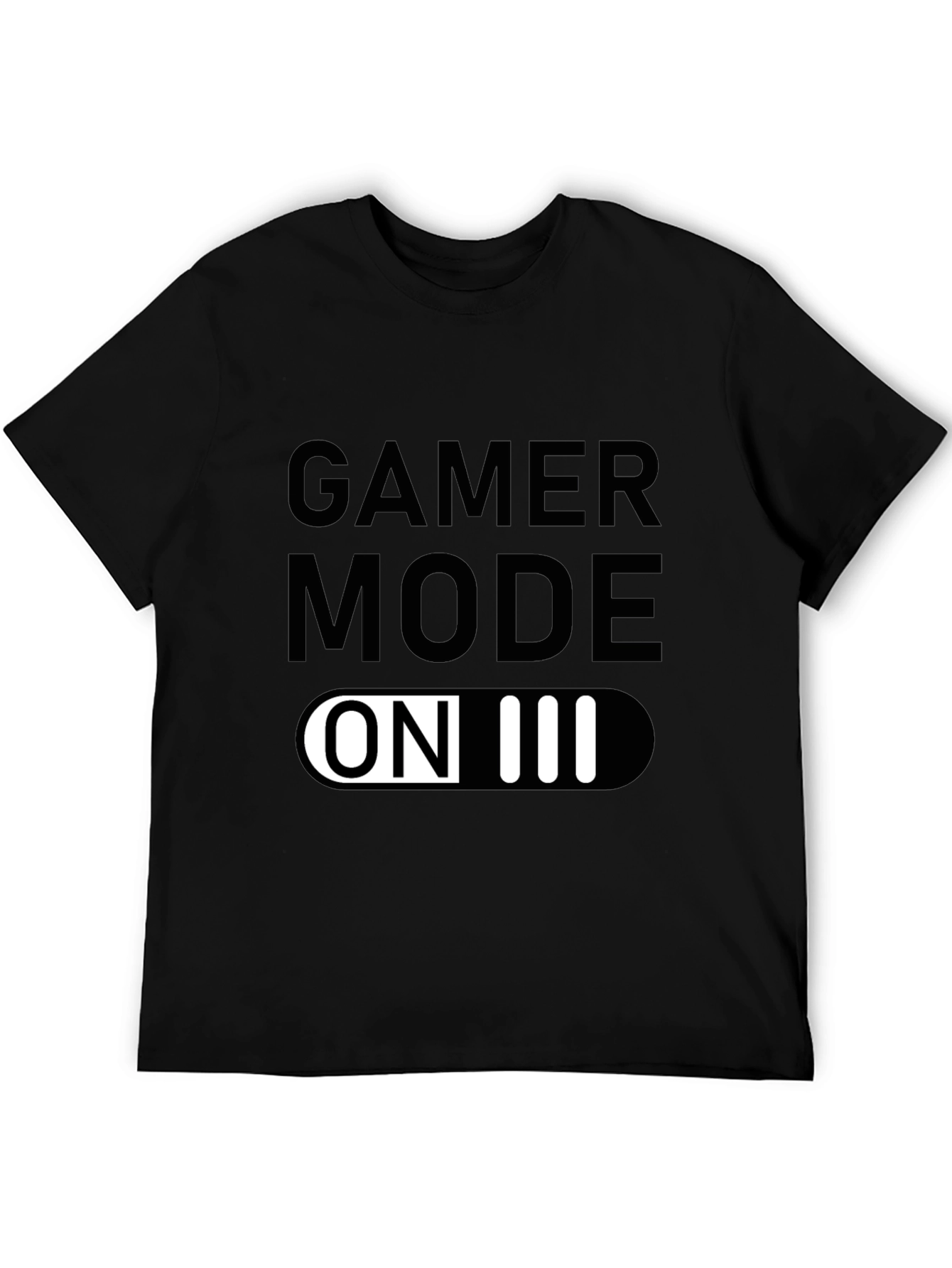 Gamer Mode On Black T-Shirt