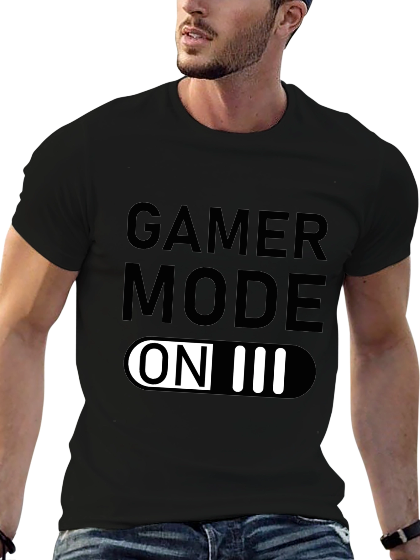 Gamer Mode On Black T-Shirt
