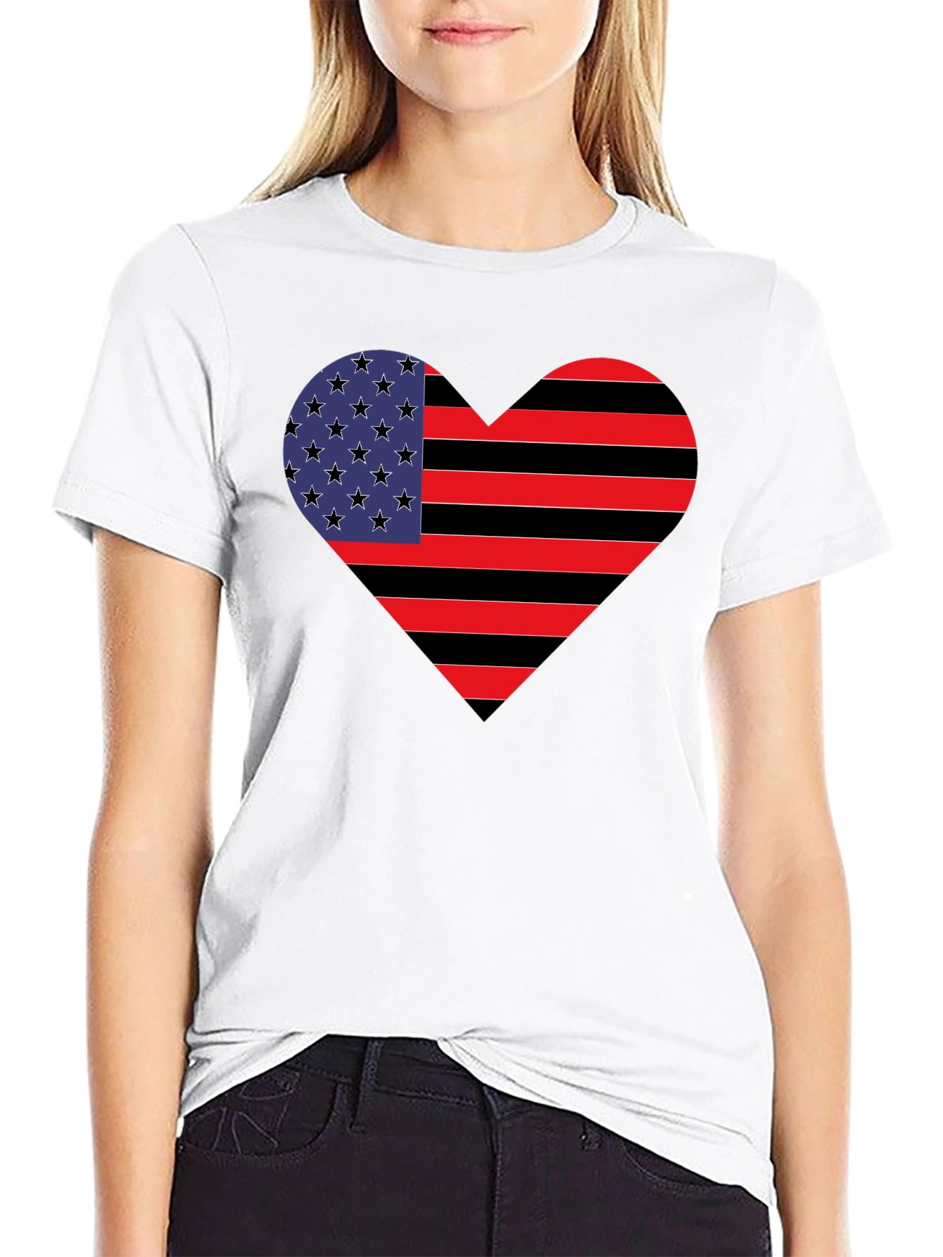 American Heart Flag T-Shirt
