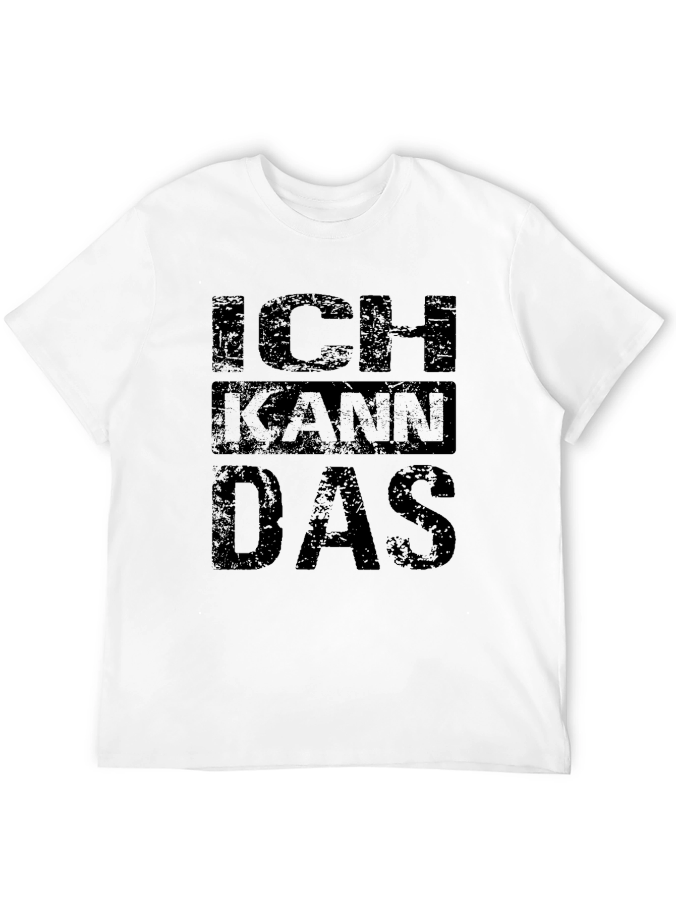 Ich Kann Das Graphic Tee - Black T-Shirt