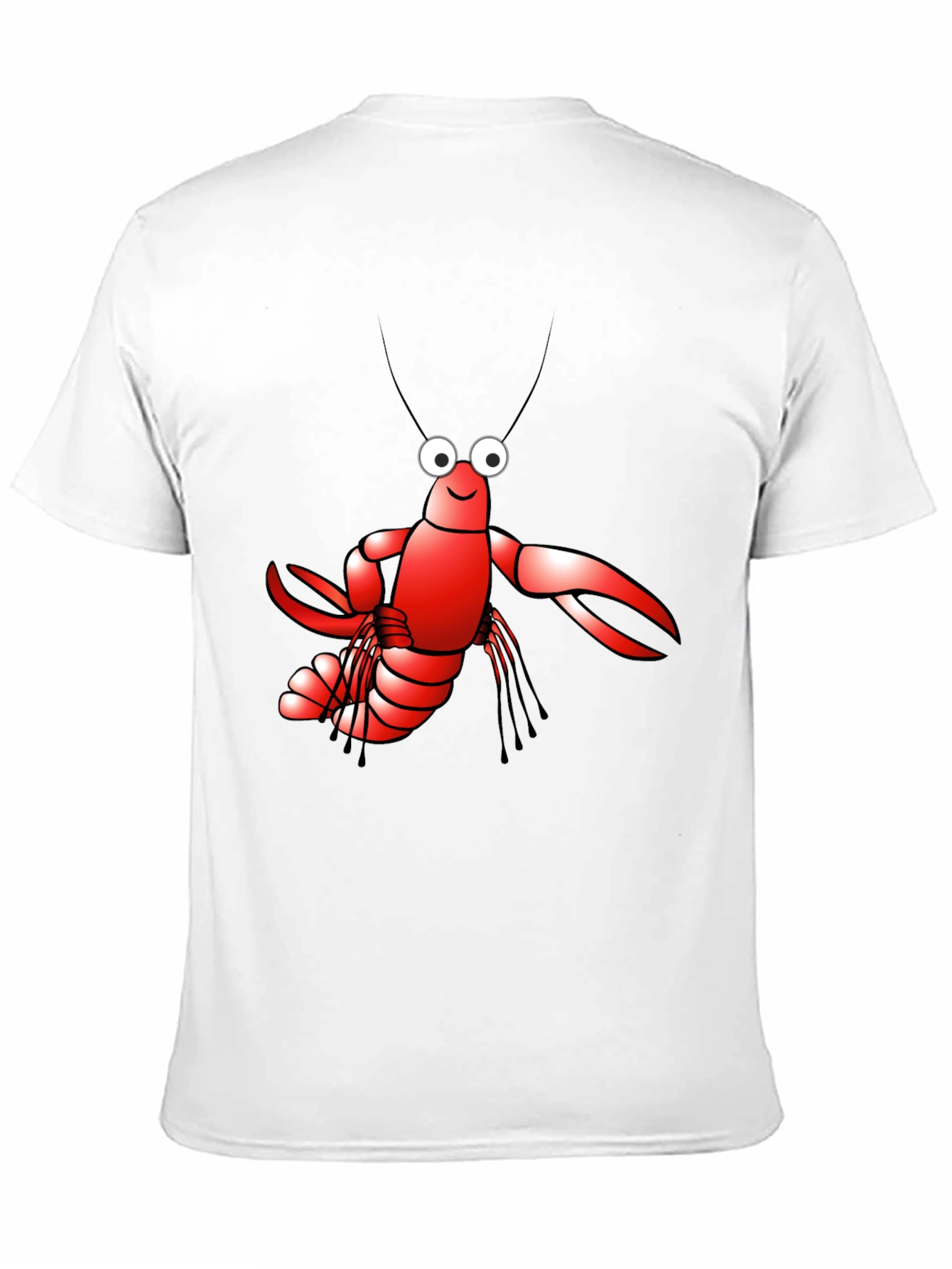 Lobster Graphic Tee - Black Cotton T-Shirt