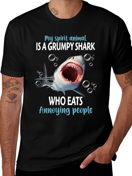 Grumpy Shark T-Shirt -  My Spirit Animal Tee