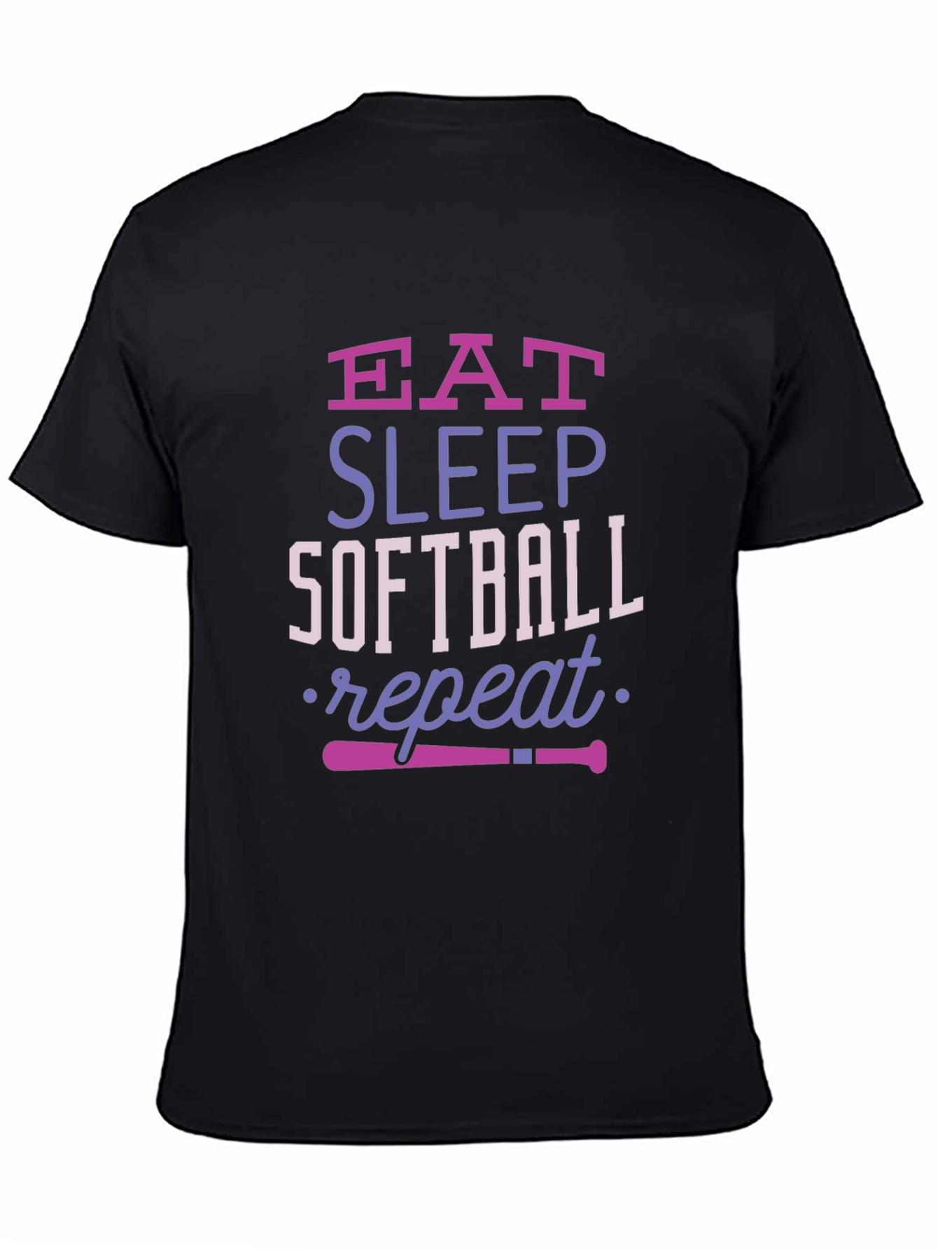 Eat Sleep Softball Repeat T-Shirt