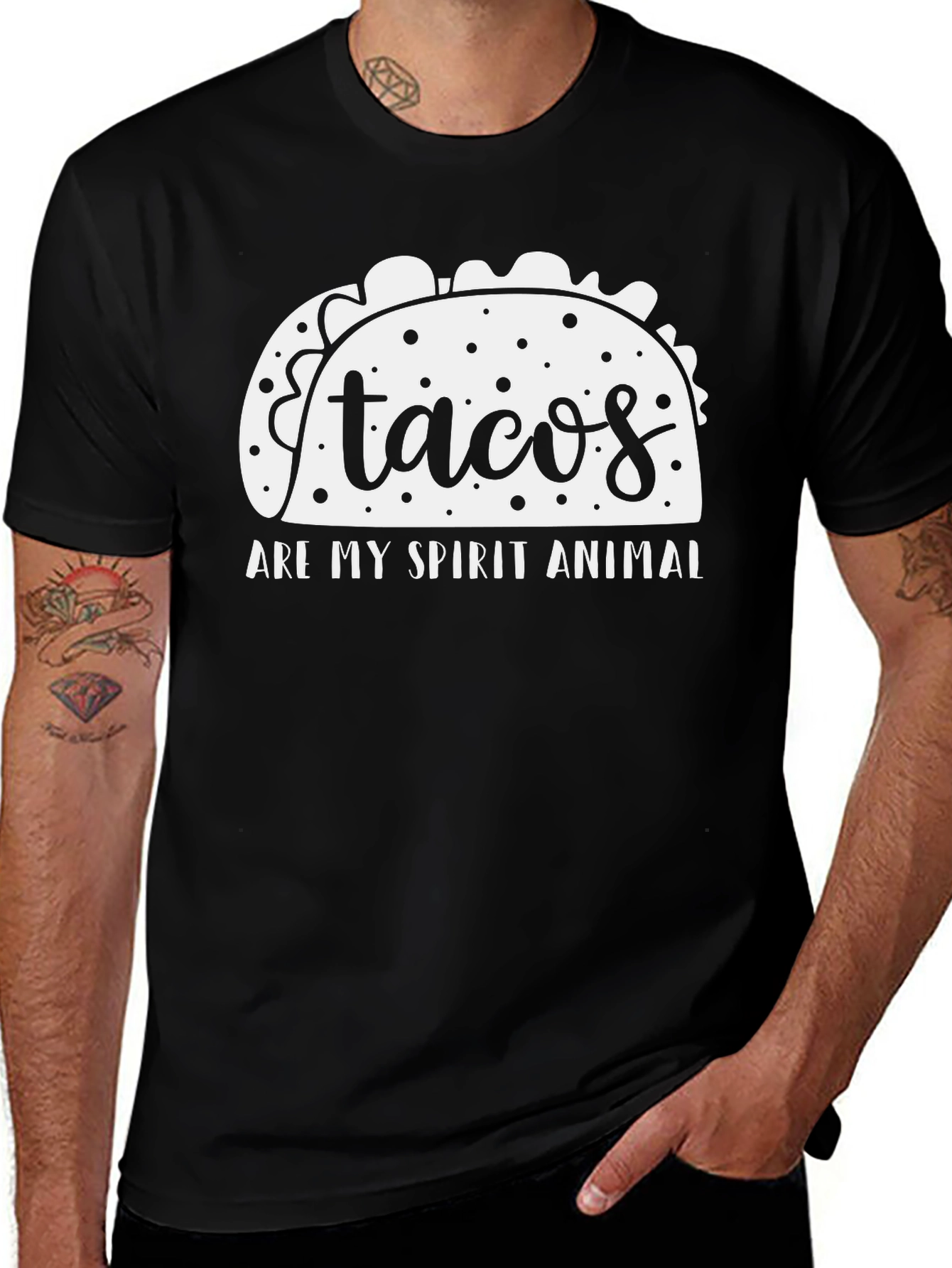 Tacos Are My Spirit Animal Graphic Tee