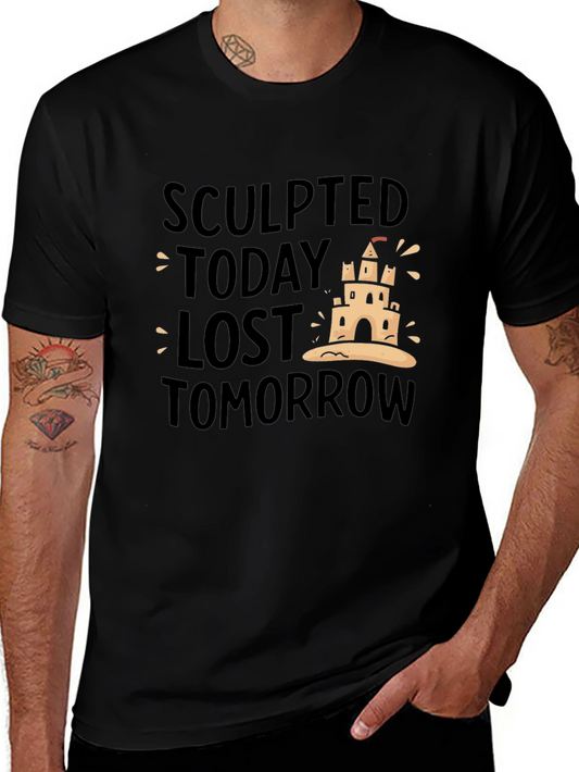 Sculpted Today Lost Tomorrow Black T-Shirt