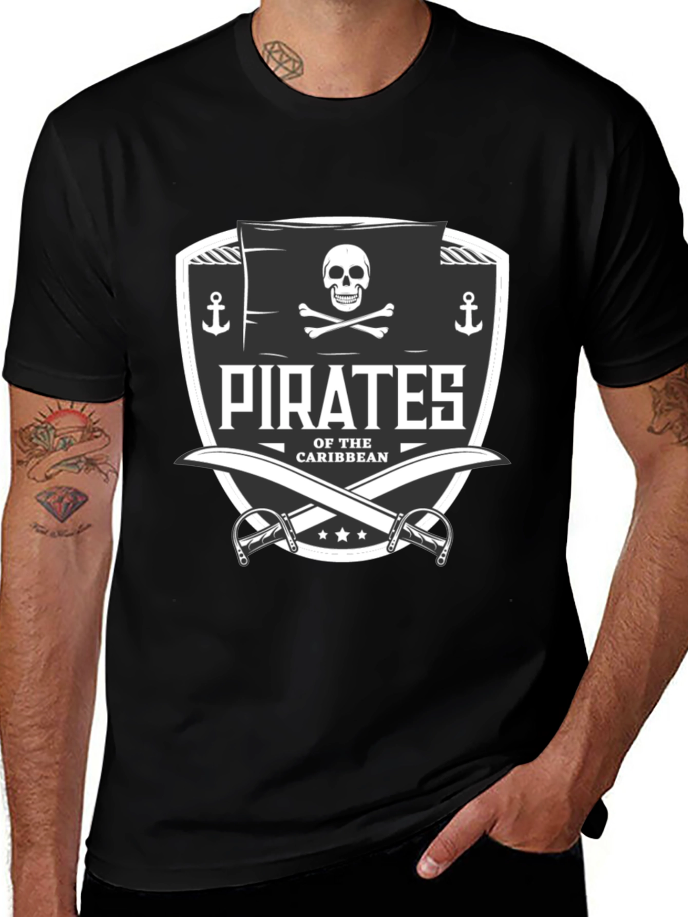 Pirates of the Caribbean Black T-Shirt