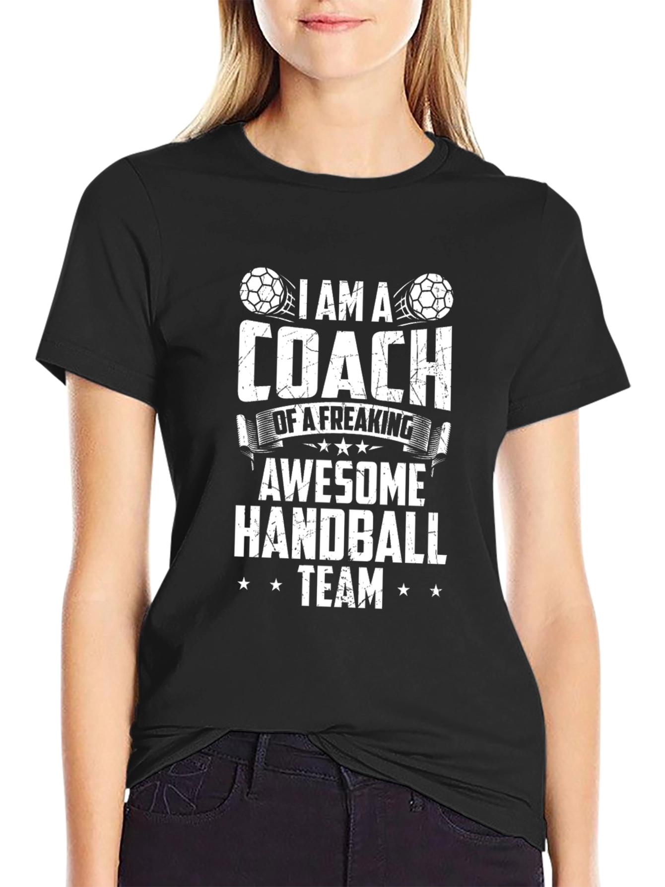Handball Coach T-Shirt - Awesome Team Tee