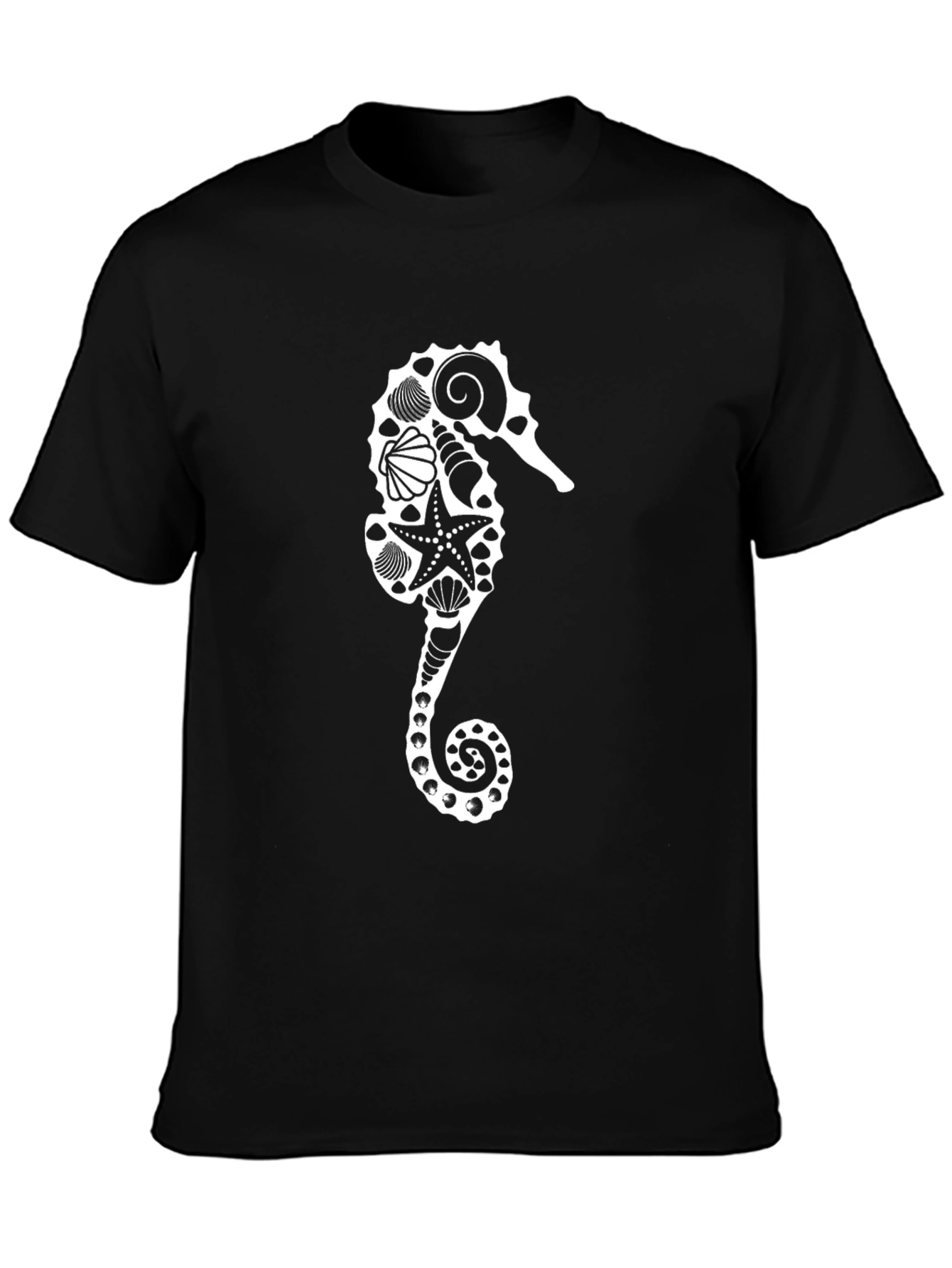 Seahorse Shell Graphic T-Shirt