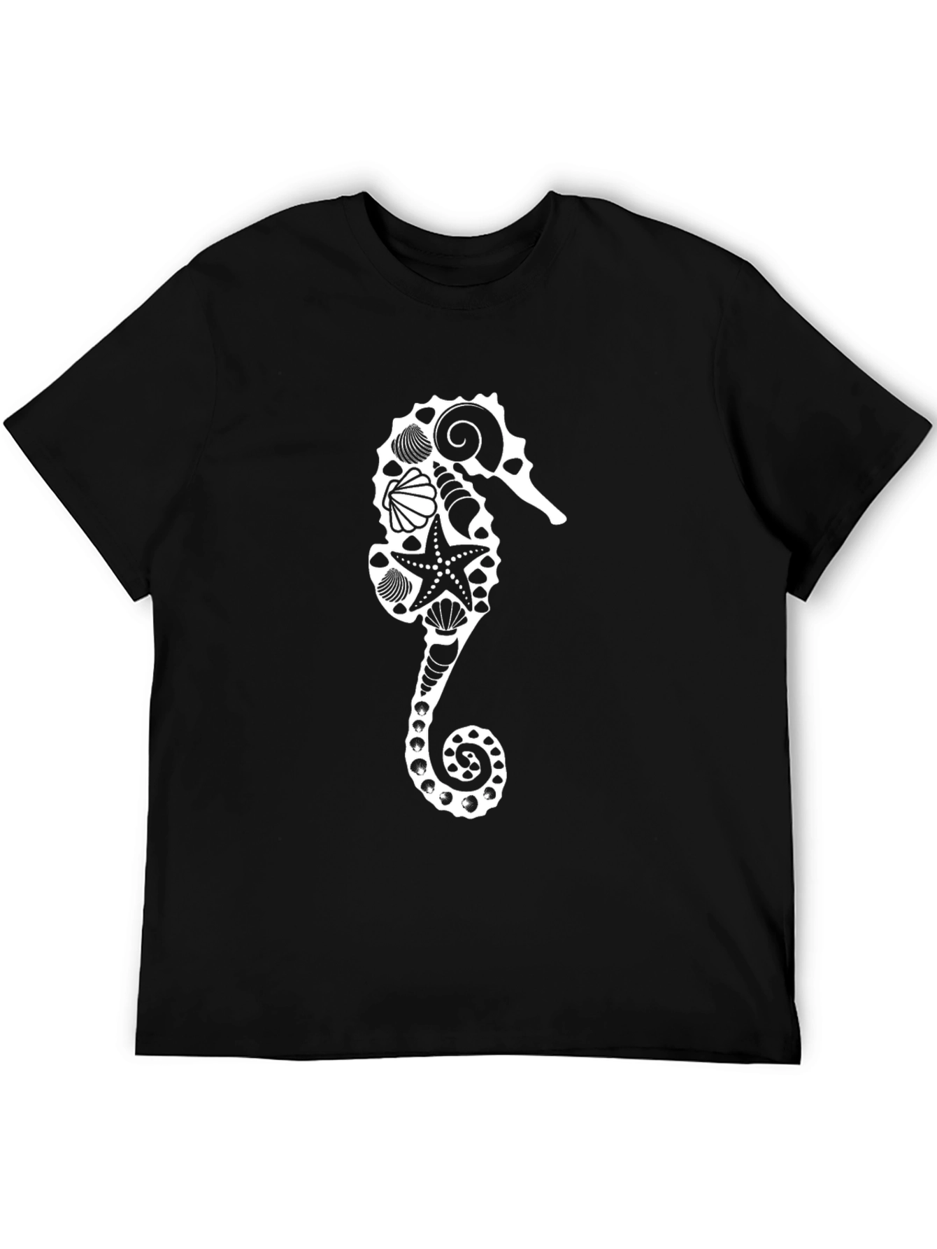 Seahorse Shell Graphic T-Shirt