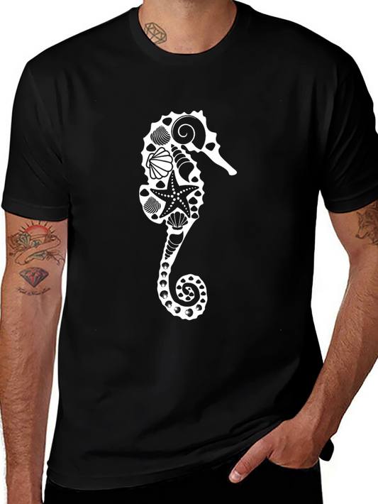 Seahorse Shell Graphic T-Shirt