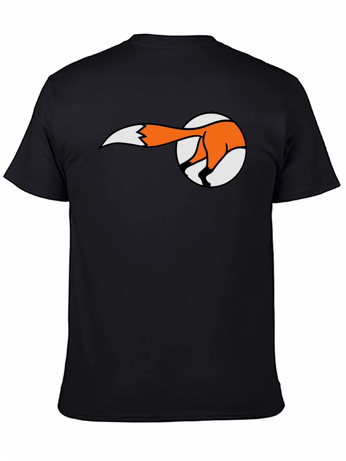 Fox Tail T-Shirt - Fun Animal Graphic Tee