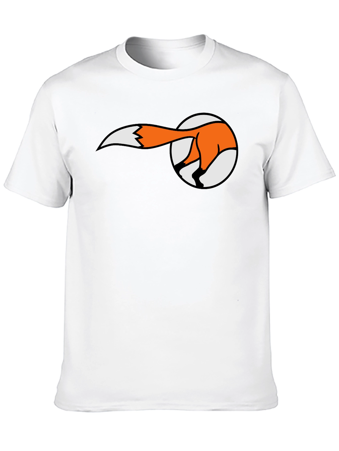 Fox Tail T-Shirt - Fun Animal Graphic Tee