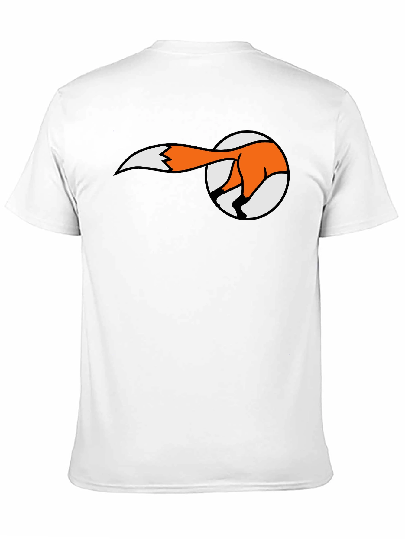 Fox Tail T-Shirt - Fun Animal Graphic Tee