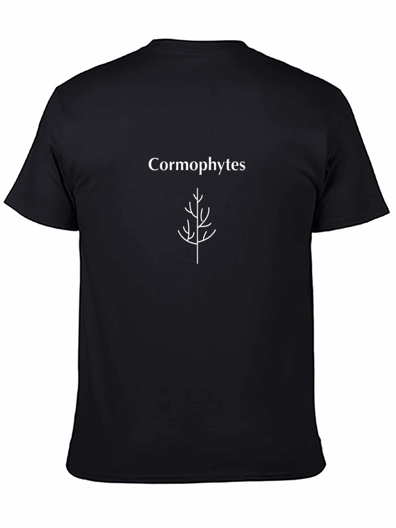 Cormophytes Plant T-Shirt - Black Unisex