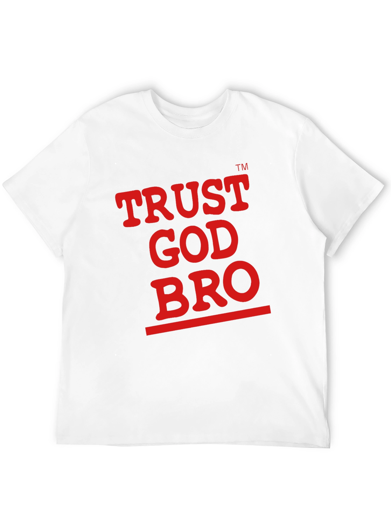 Trust God Bro Graphic Tee - Black Cotton T-Shirt