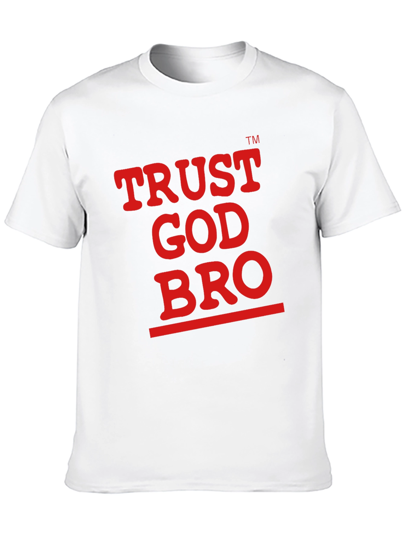 Trust God Bro Graphic Tee - Black Cotton T-Shirt