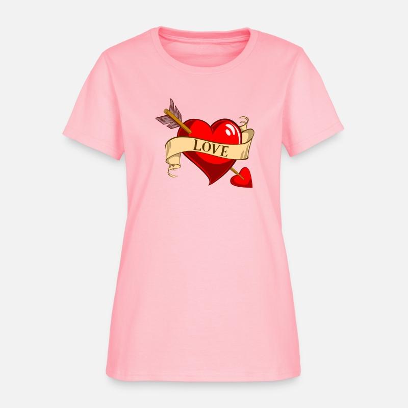 Valentine Love Heart with An Arrow Through It