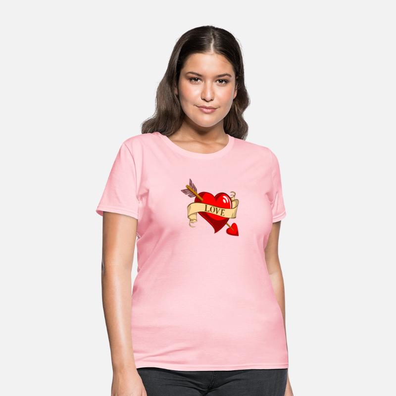 Valentine Love Heart with An Arrow Through It