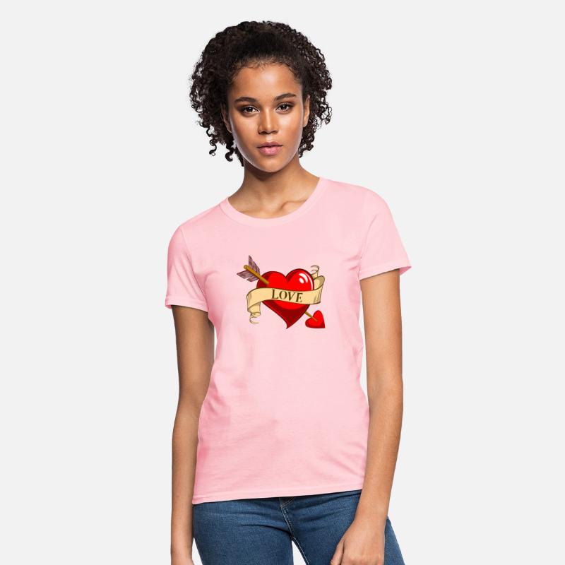 Valentine Love Heart with An Arrow Through It