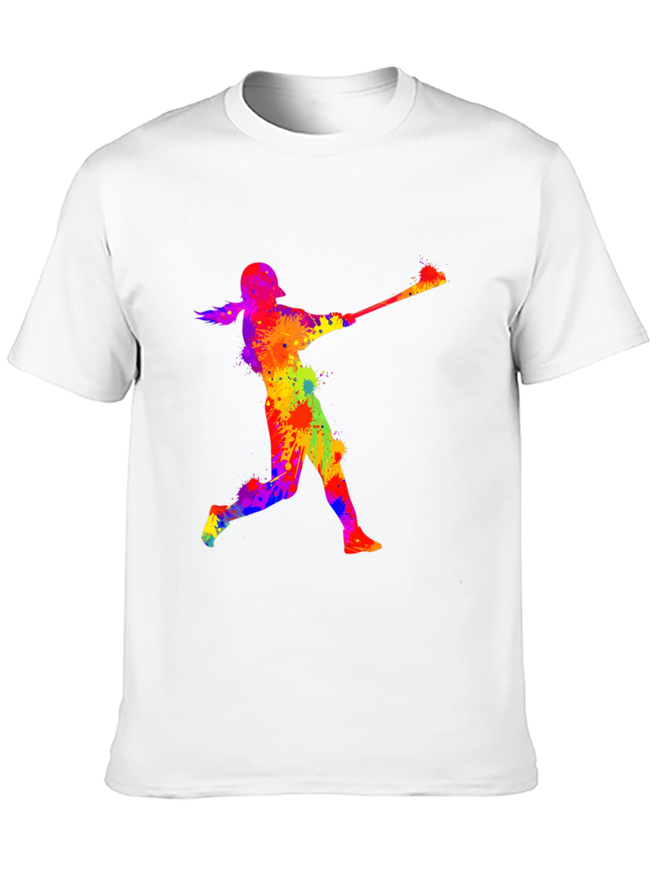 Baseball Player Art T-Shirt