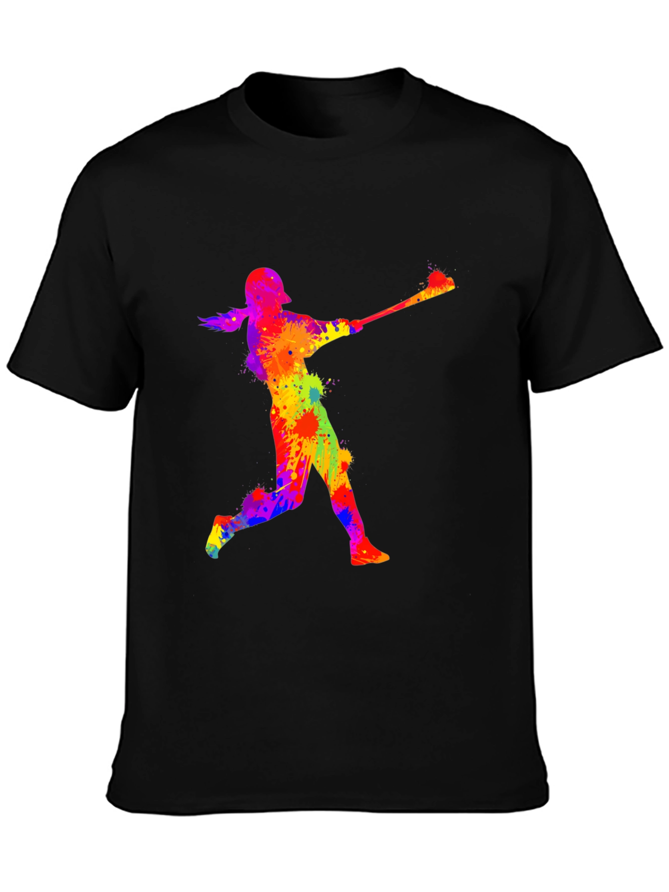 Baseball Player Art T-Shirt