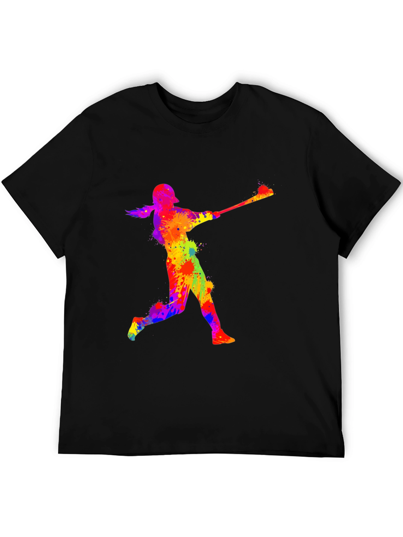 Baseball Player Art T-Shirt