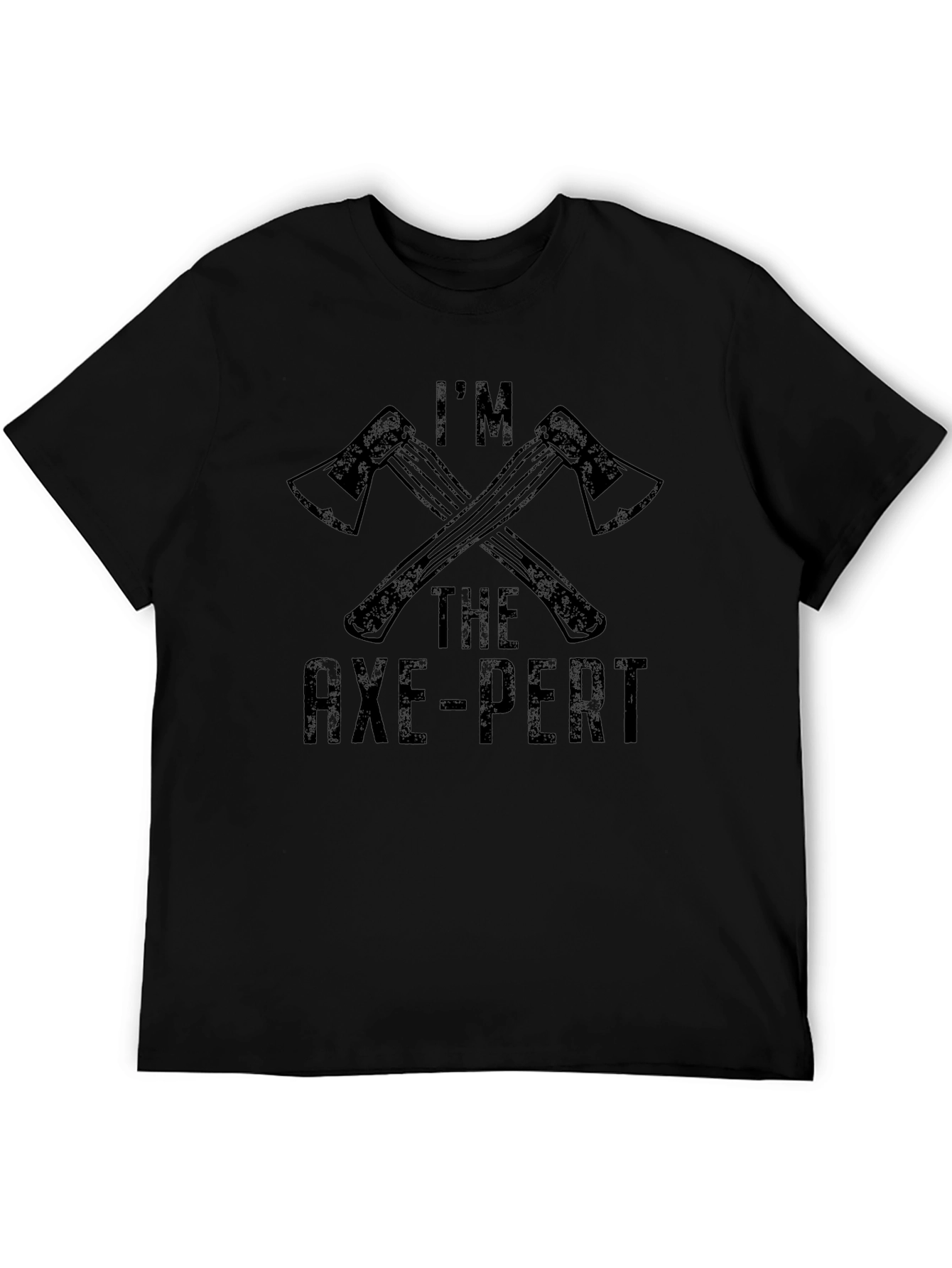 Im The Axe-Pert Mens Black T-Shirt